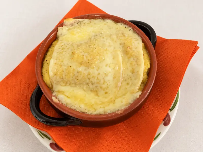 Polenta gratinata al formaggio