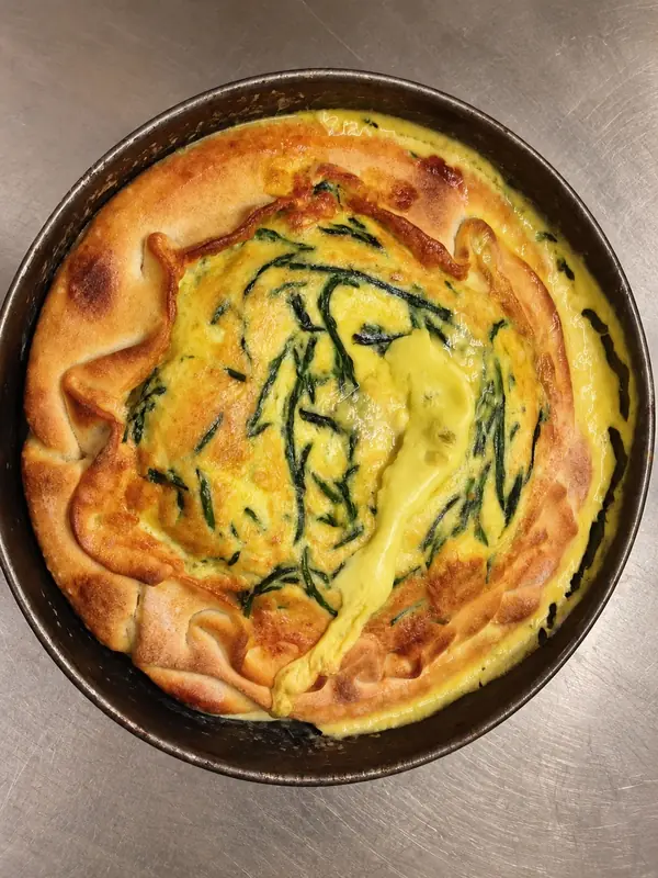 Torta salata con verdure